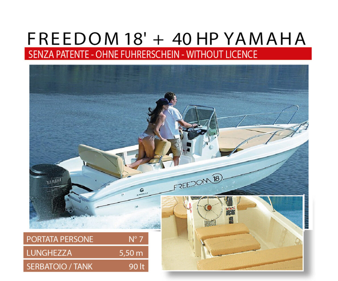 Freedom 18' + 40 HP Yamaha