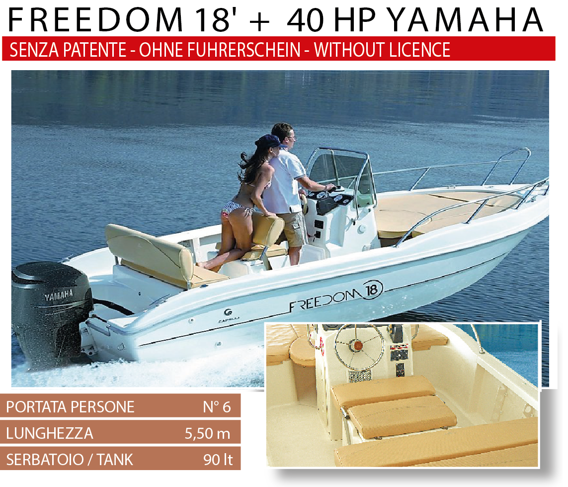 Freedom 18' + 40 HP Yamaha